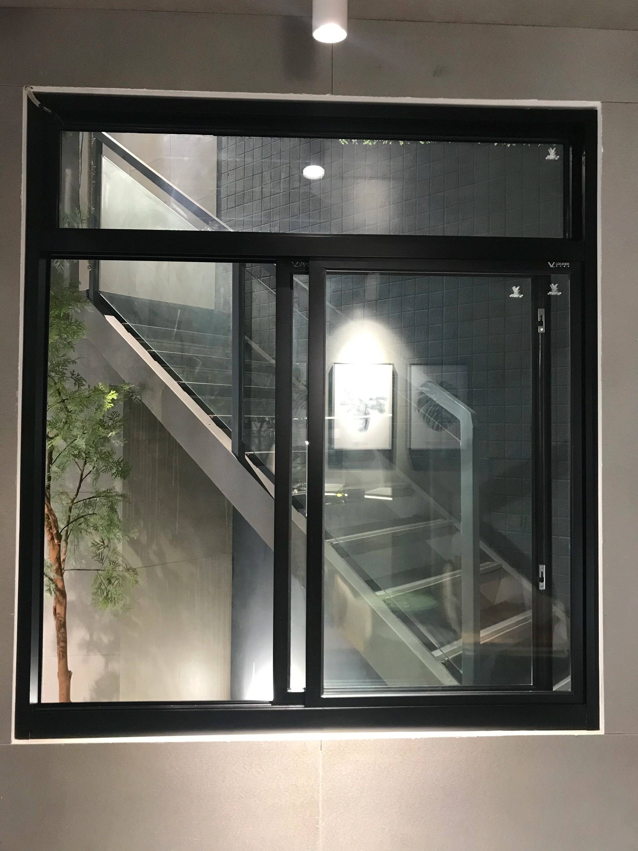aluminium sliding double glazing glass window and door