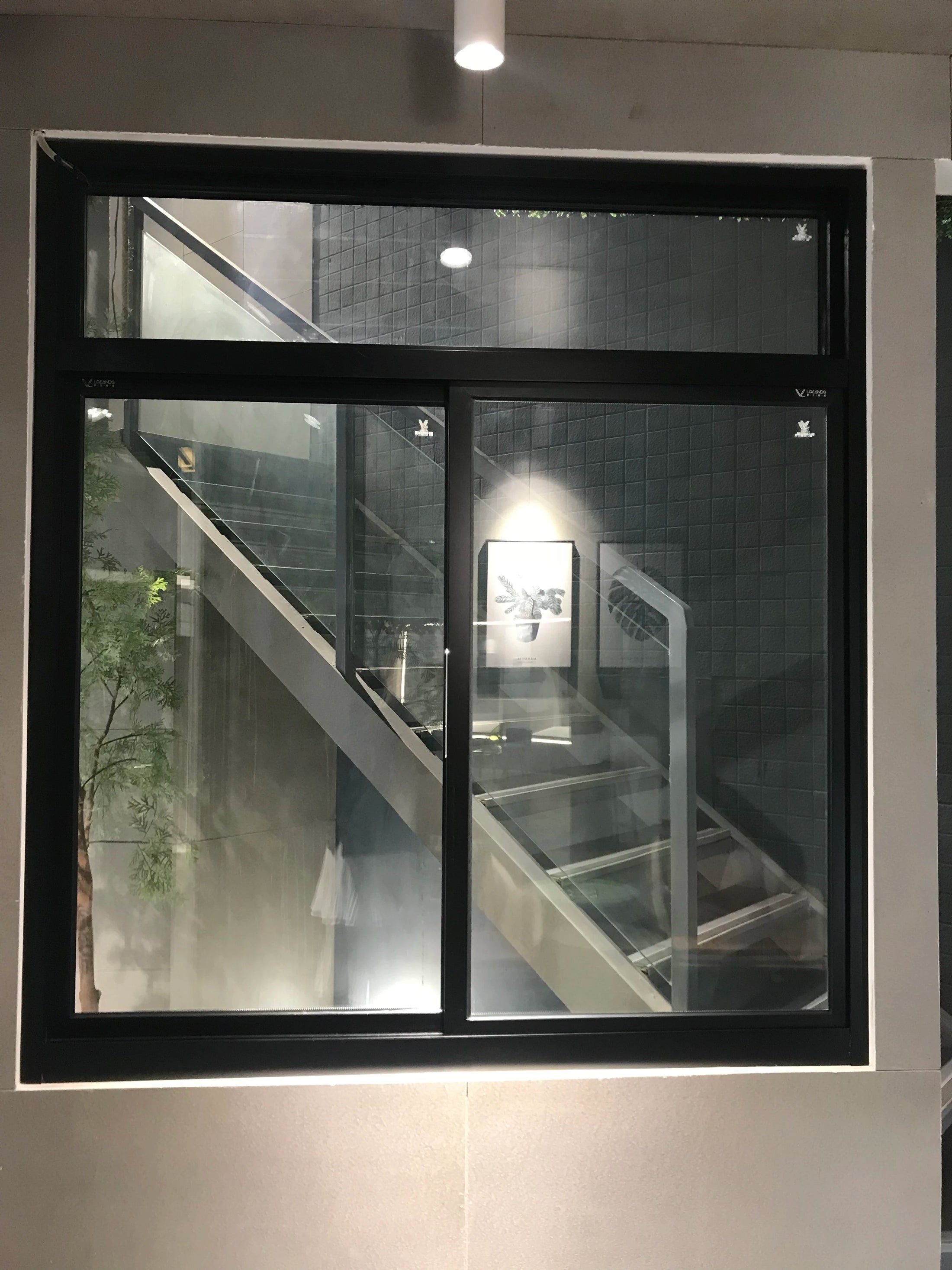 aluminium sliding double glazing glass window and door